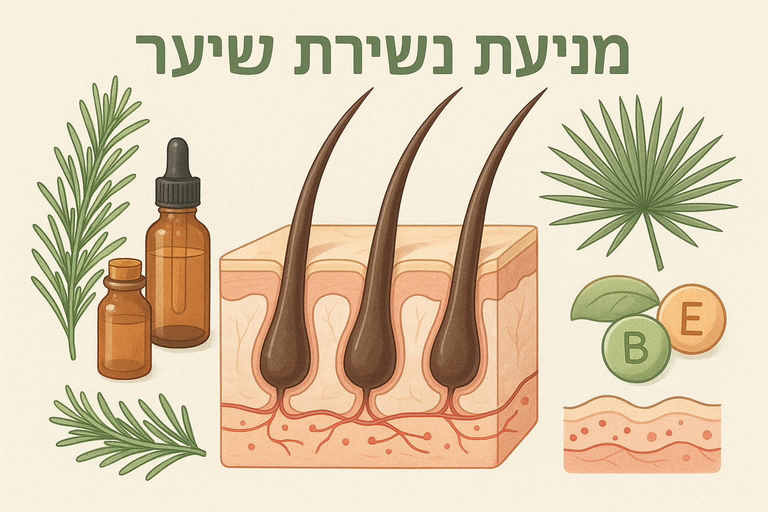מניעת נשירת שיער וגיל המעבר - איך שומרים על מה שכבר יש